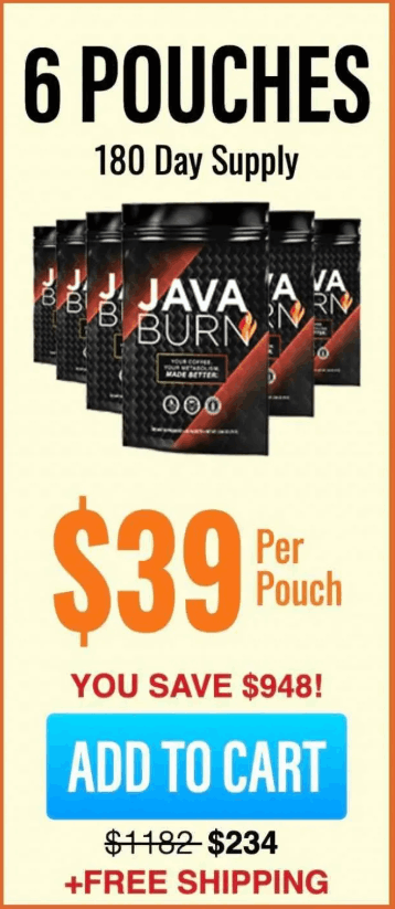 Java Burn  price 6 pouches